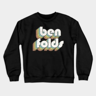 vintage color Ben Folds Crewneck Sweatshirt